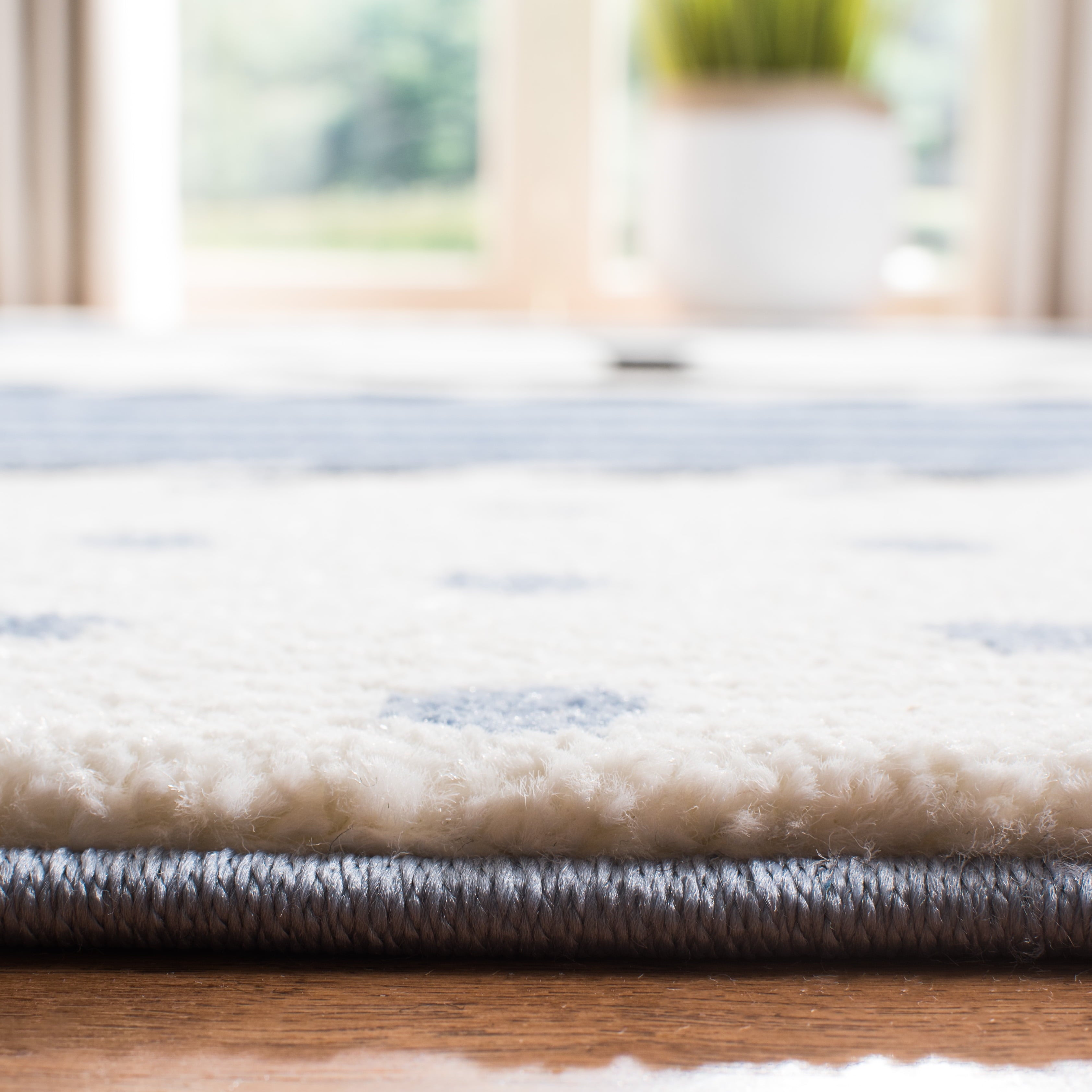 Carousel Kids Kennet Anchor Runner Rug, Navy/Ivory, 2'3" X 6'